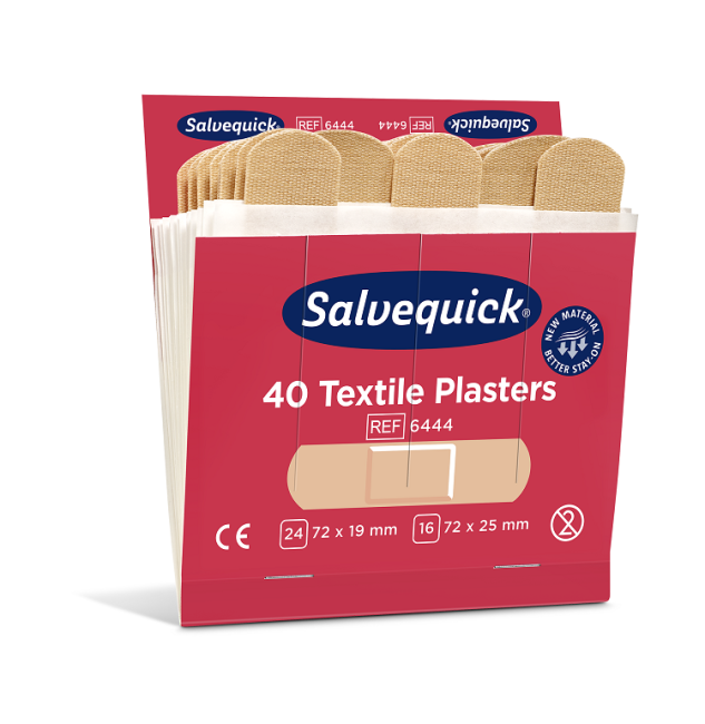 Textilheftpflaster 6x40 Pflaster Refill Salvequick Cederroth